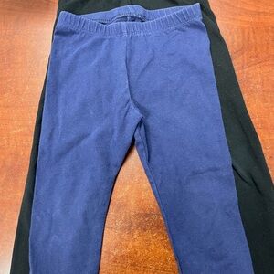 Cat & Jack Navy and Black Kids Leggings